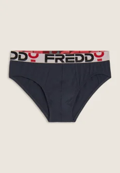Freddy Slip Uomo con Elastico Jacquard e Maxi Logo-Uomo Underwear