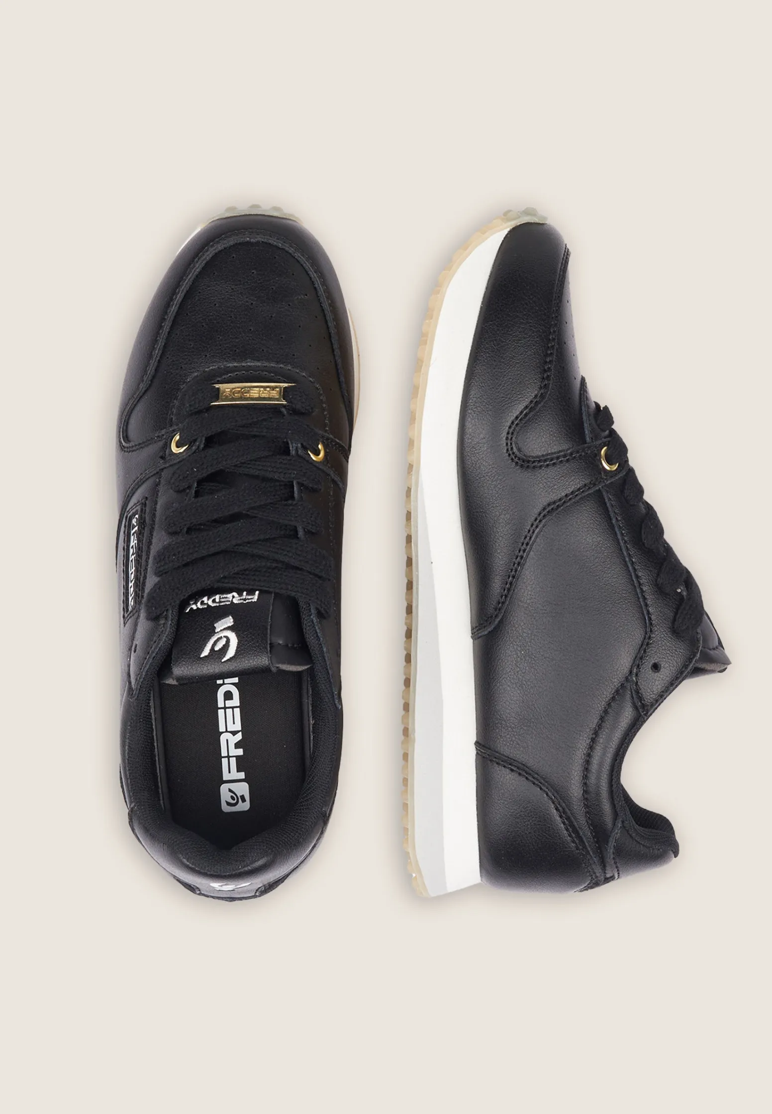 Freddy Sneakers in pelle con suola GripWalk-Donna Scarpe Sportive