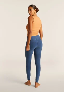 Freddy Top a costine stretch con scollo asimmetrico-Donna Top E Canotte