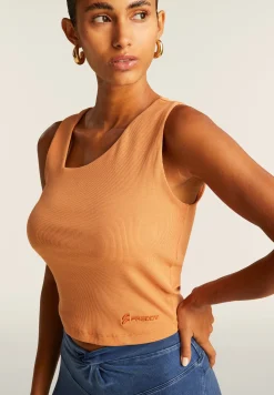 Freddy Top a costine stretch con scollo asimmetrico-Donna Top E Canotte