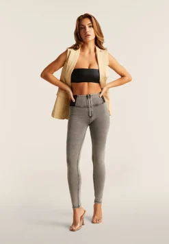 Freddy Top a fascia coated effetto brillante-Donna Top E Canotte