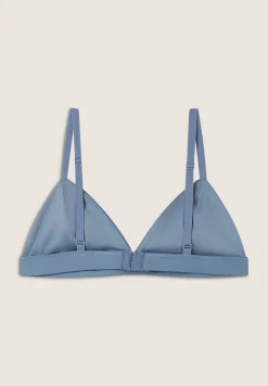 Freddy Top a triangolo in similpelle laminata-Donna Top E Canotte