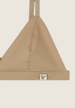 Freddy Top a triangolo in similpelle laminata-Donna Top E Canotte