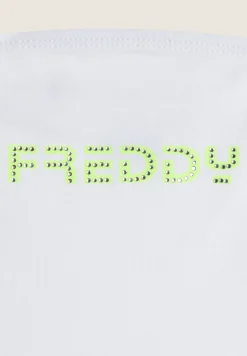 Freddy Top Bambina Senza Spalline con Logo e Strass- Top E Canotte