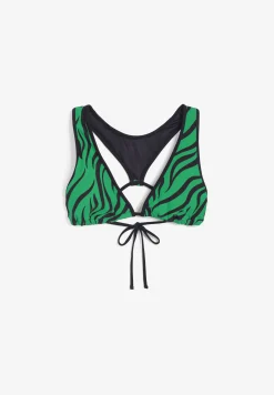Freddy Top bikini a triangolo stampa zebrata all over-Donna Costumi Da Bagno