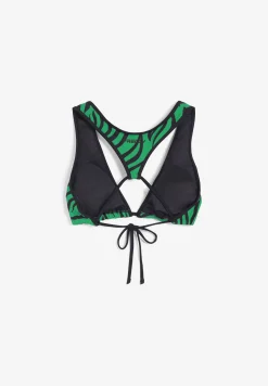 Freddy Top bikini a triangolo stampa zebrata all over-Donna Costumi Da Bagno