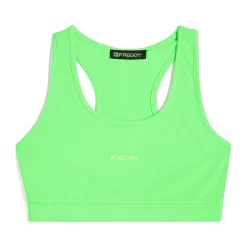 Freddy Top in jersey con logo ricamato e retro a vogatore-Donna Padel|Top E Canotte