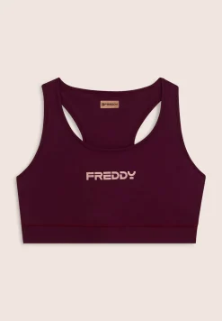 Freddy Top sportivo con retro vogatore elasticizzato-Donna Pilates|Fitness