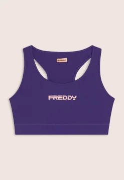 Freddy Top sportivo con retro vogatore elasticizzato-Donna Pilates|Fitness