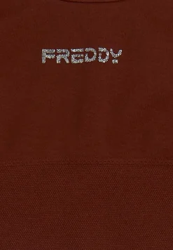 Freddy Top sportivo con scollo a cuore e supporto leggero-Donna Pilates|Fitness