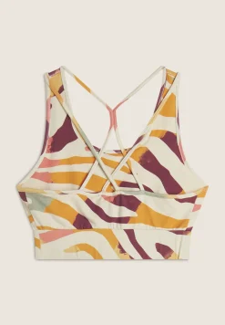 Freddy Top Sportivo con sostegno medio e Fantasia Zebrata-Donna Top E Canotte