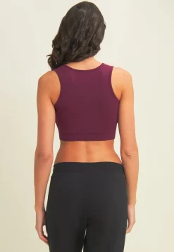 Freddy Top sportivo da donna con retro vogatore-Donna Pilates|Ginnastica