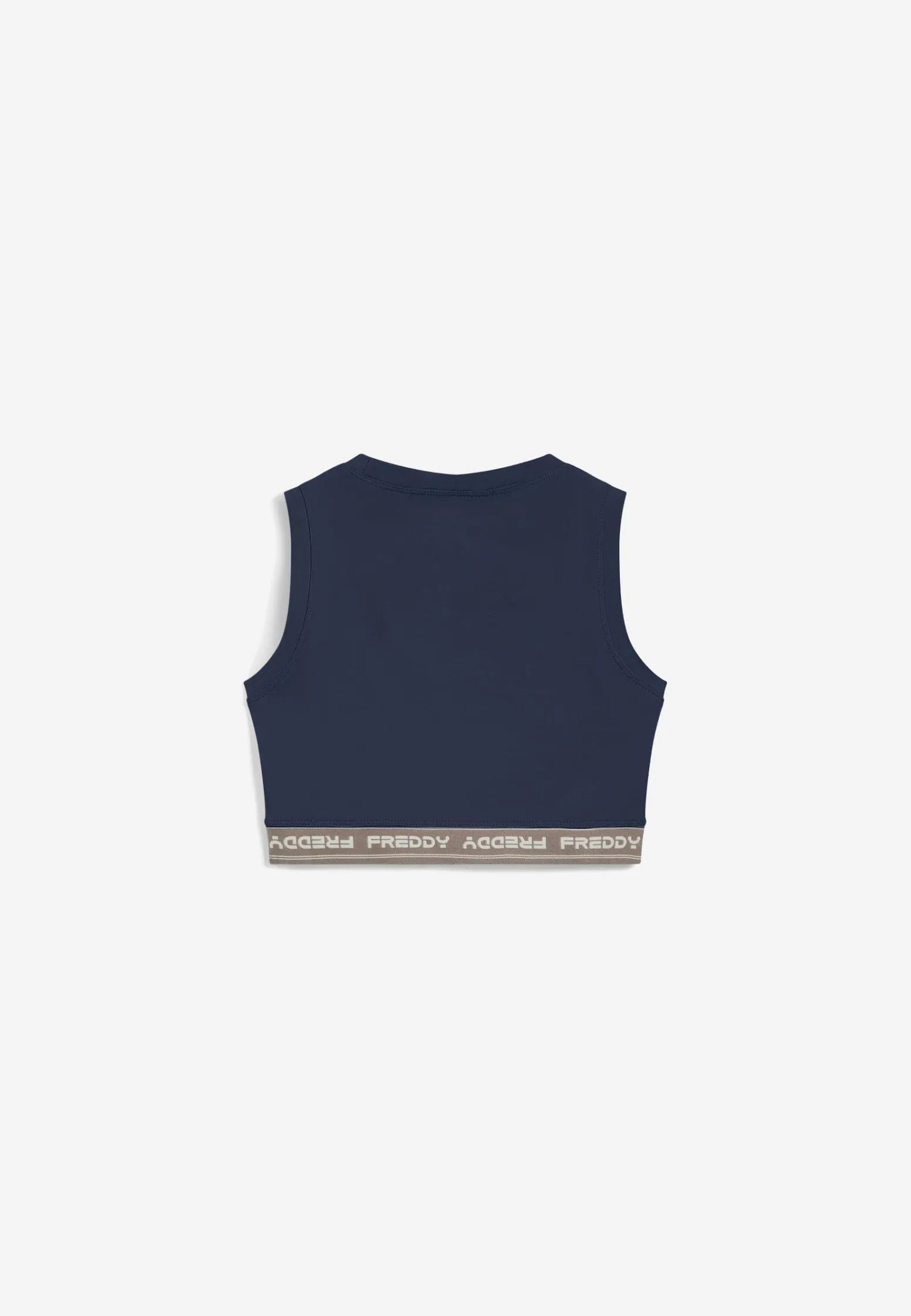 Freddy Top sportivo in heavy jersey stretch con elastico logato-Donna Top E Canotte