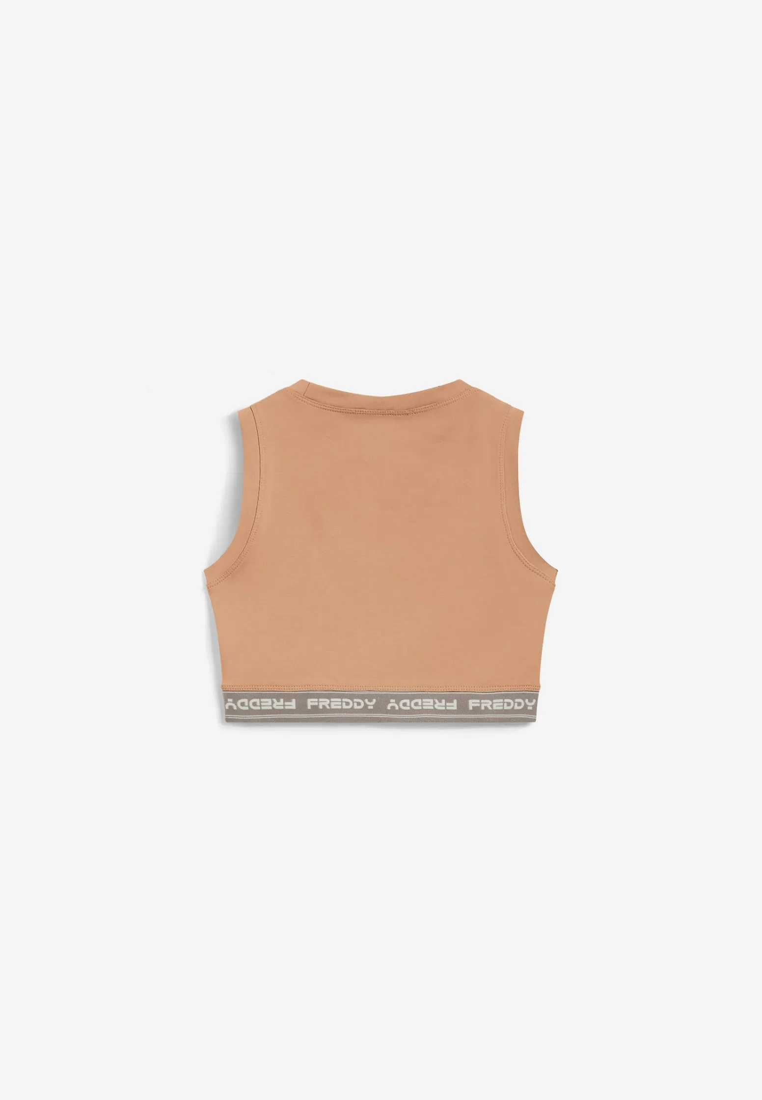 Freddy Top sportivo in heavy jersey stretch con elastico logato-Donna Top E Canotte