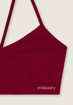 Freddy Top sportivo seamless con spalline incrociate-Donna Fitness|Yoga