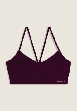 Freddy Top sportivo seamless con spalline incrociate-Donna Fitness|Yoga