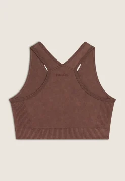 Freddy Top sportivo seamless ice wash con spalline incrociate-Donna Padel|Pilates