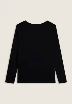 Freddy T-shirt a maniche lunghe con scritta Dreamer in strass-Donna T-shirts