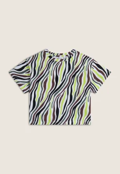Freddy T-shirt Bambina Corta con Stampa Fantasia All-Over- T-shirts