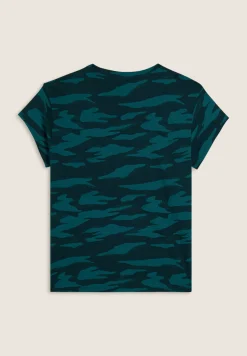 Freddy T-shirt camouflage con maniche ad aletta-Donna Fitness|T-shirts