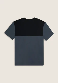Freddy T-shirt colour block con stampa sulla spalla-Uomo T-shirts E Polo