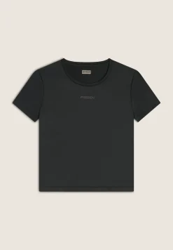 Freddy T-shirt comfort fit con maniche corte in tessuto tecnico-Donna Padel|Pilates
