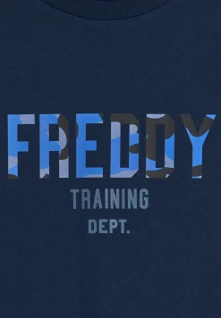 Freddy T-shirt comfort fit con maxi logo camouflage-Uomo T-shirts E Polo