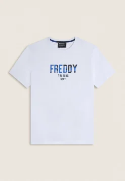 Freddy T-shirt comfort fit con maxi logo camouflage-Uomo T-shirts E Polo