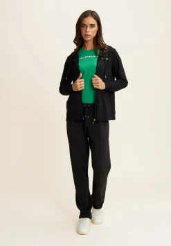 Freddy T-shirt comfort fit in jersey con dettagli preziosi-Donna Padel|Pilates