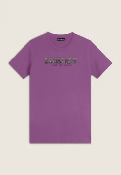 Freddy T-shirt comfort fit in jersey con dettagli preziosi-Donna Padel|Pilates