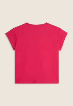 Freddy T-Shirt comfort in Tessuto tecnico con bordature a contrasto-Donna Padel|Pilates
