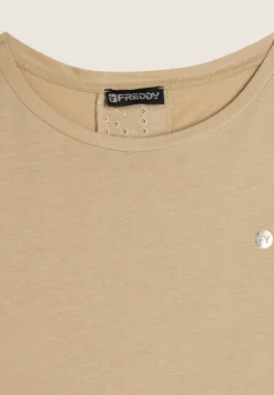 Freddy T-shirt con inserto posteriore in Sangallo-Donna T-shirts