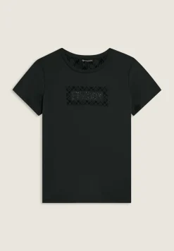 Freddy T-shirt con logo e grafica geometrica-Donna Ginnastica|T-shirts