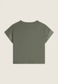 Freddy T-shirt corta in jersey con maniche effetto seta-Donna T-shirts