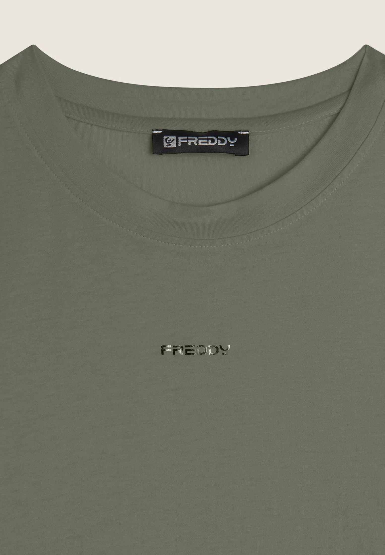 Freddy T-shirt corta in jersey con maniche effetto seta-Donna T-shirts