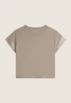 Freddy T-shirt corta in jersey con maniche effetto seta-Donna T-shirts