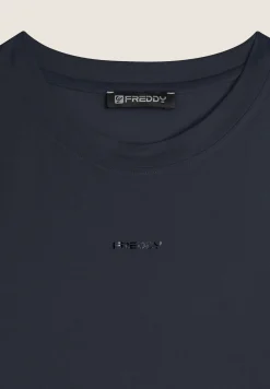 Freddy T-shirt corta in jersey con maniche effetto seta-Donna T-shirts