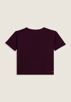 Freddy T-shirt cropped con maniche ampie e stampa Mood Up-Donna Pilates|Fitness