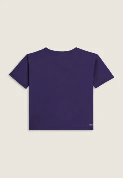 Freddy T-shirt cropped con maniche ampie e stampa Mood Up-Donna Pilates|Fitness