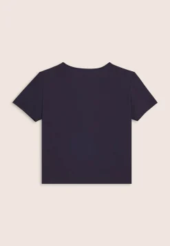 Freddy T-shirt cropped con maniche ampie e stampa Mood Up-Donna Pilates|Fitness