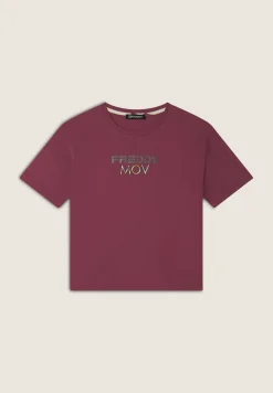 Freddy T-shirt Cropped con Spacchi Laterali-Donna T-shirts