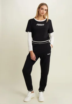 Freddy T-shirt cropped 2-in-1 bicolore-Donna T-shirts