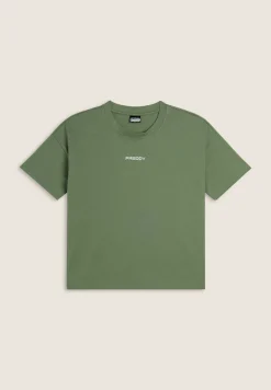 Freddy T-shirt Cropped in Jersey Elasticizzato-Donna T-shirts
