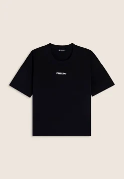 Freddy T-shirt Cropped in Jersey Elasticizzato-Donna T-shirts