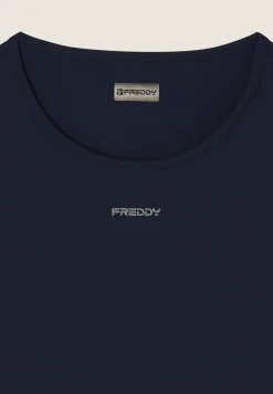 Freddy T-shirt cropped in tessuto tecnico-Donna Pilates|Fitness