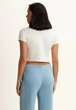 Freddy T-shirt cropped slim fit in jersey leggero-Donna T-shirts