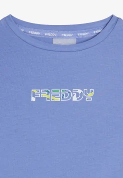 Freddy T-shirt da bambina regular fit con logo colorato- T-shirts
