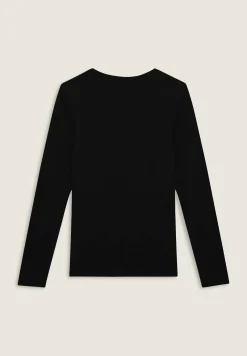 Freddy T-shirt da donna a manica lunga con fondo stondato-Donna Pilates|Ginnastica