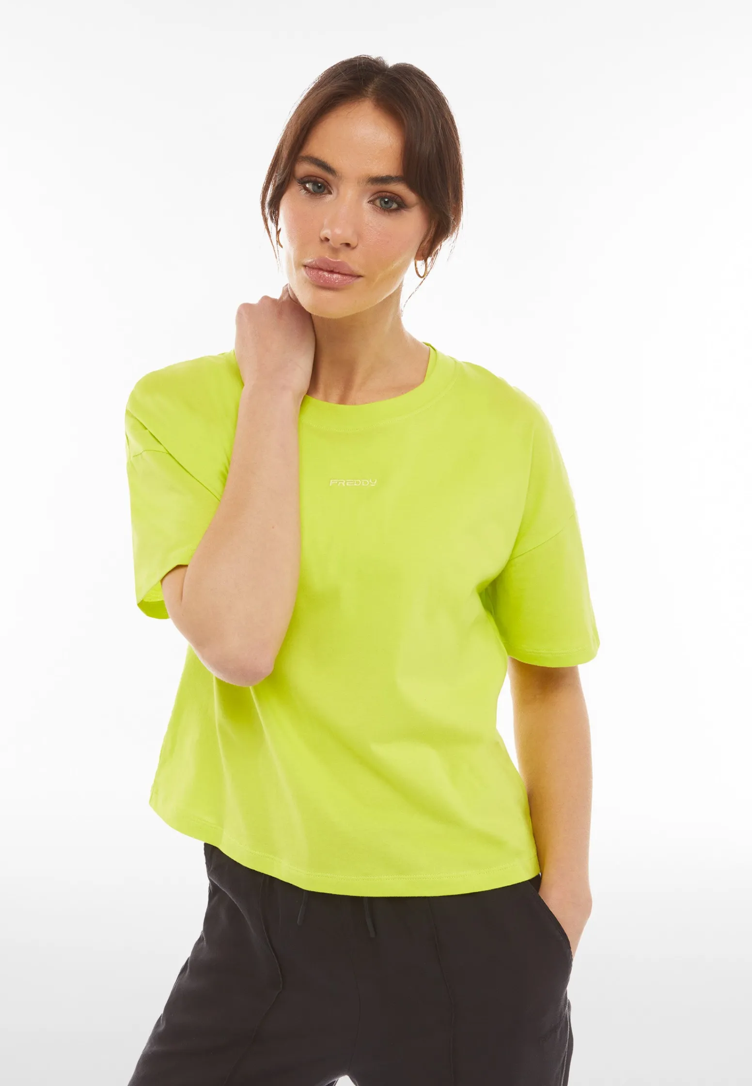 Freddy T-shirt da donna comfort fit in jersey leggero-Donna T-shirts