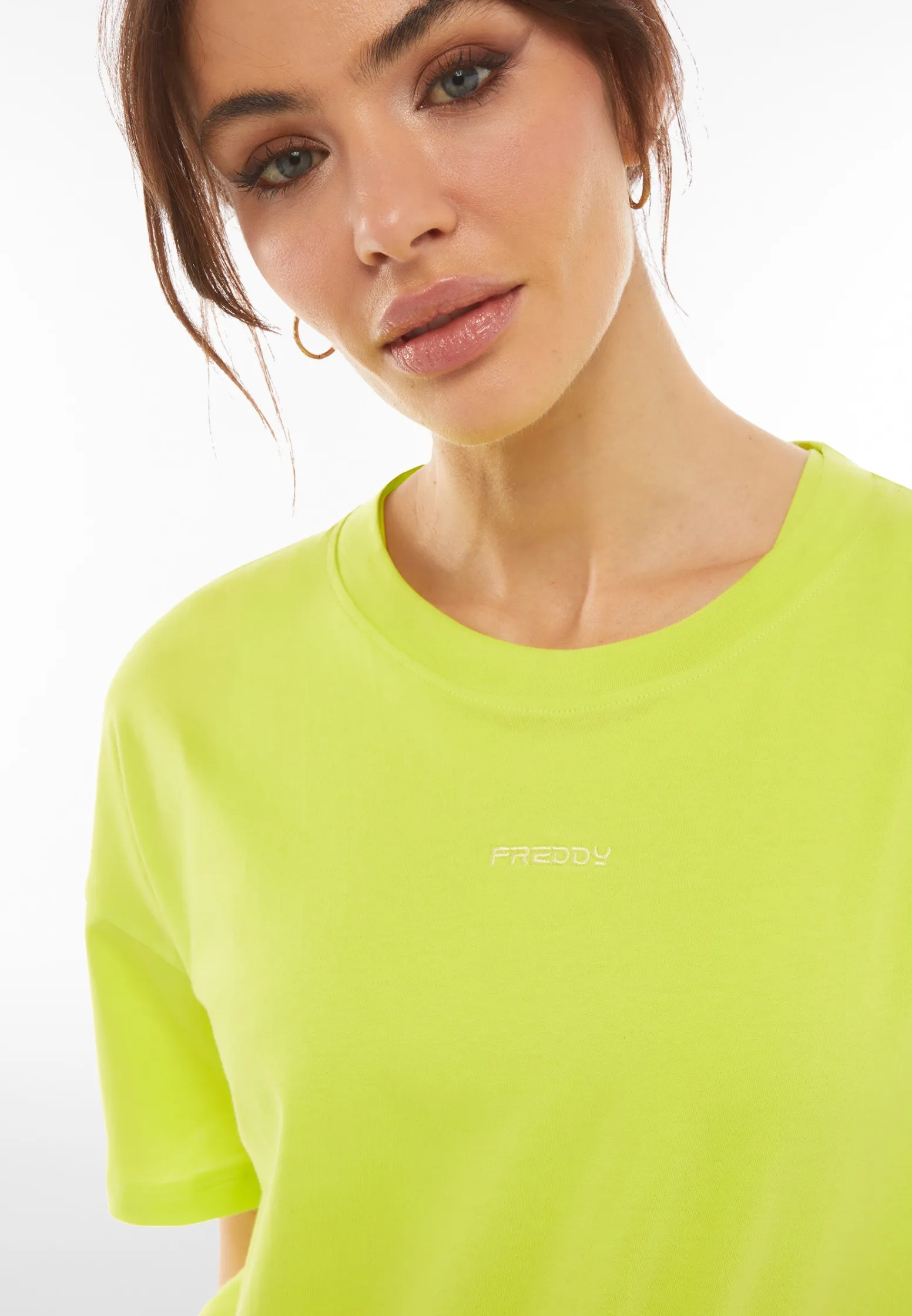 Freddy T-shirt da donna comfort fit in jersey leggero-Donna T-shirts